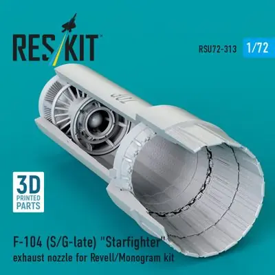 Subito Disponibile F-104 S/G-late Ugello di scarico 1/72 - RESKIT RSU72-0313