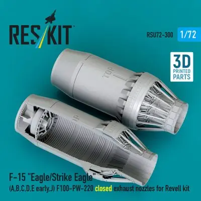 F-15 Eagle/Strike Eagle Ugelli di scarico chiusi 1/72 - RESKIT RSU72-0300 Offerta Speciale