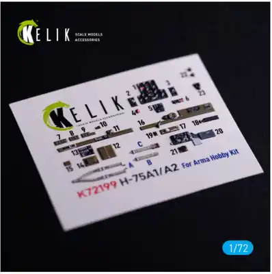 H-75A1/A2 Decals 3D 1/72 - KELIK K72199 Ordina Subito
