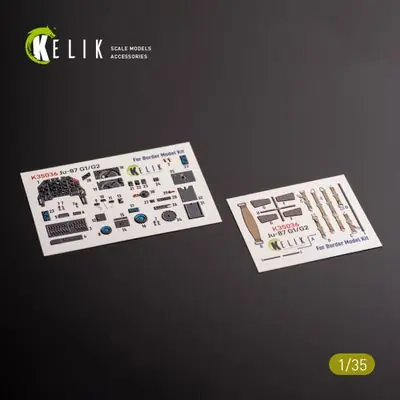 Ju-87 G1/G2 Decalcomanie 3D 1/35 - KELIK K35036 A Buon Prezzo