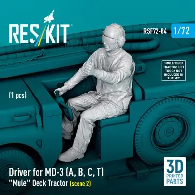Più Venduto MD-3 A, B, C, T Driver per trattore 1/72 - RESKIT RSF72-0084