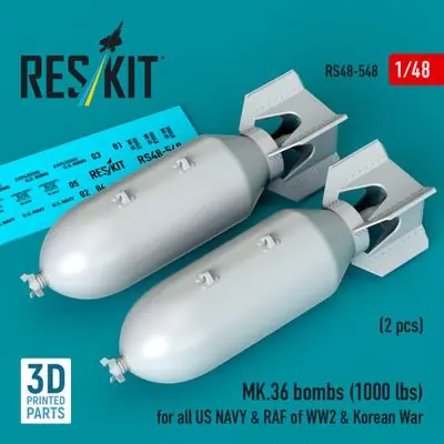 Solo Oggi MK.36 Bombe 1/48 - RESKIT RS48-0548