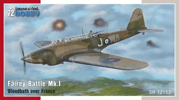 Fairey Battle Mk.I 1/72 - SPECIAL HOBBY SH72153 Offerta Lampo