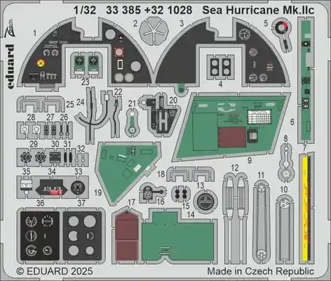 Direttamente Dal Produttore Sea Hurricane Mk. IIc Fotoincisioni 1/32 - EDUARD 33385