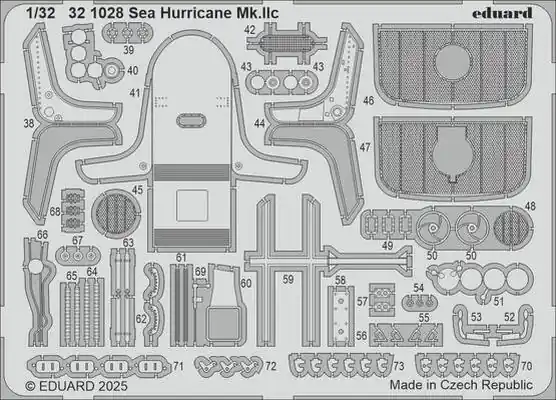 Ultimissimo Modello Sea Hurricane Mk. IIc fotoincisioni 1/35 - EDUARD 321028