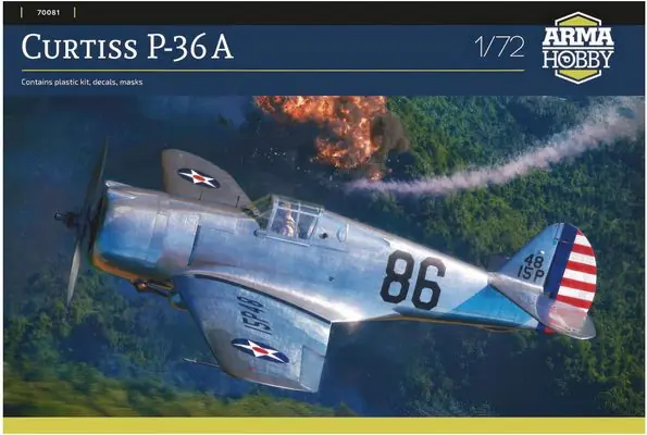 Curtiss P-36 A 1/72 - ARMA HOBBY 70081 Pagamento Sicuro