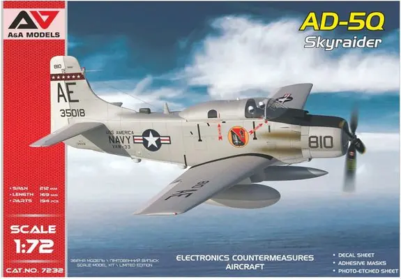 Novità Douglas AD-5Q Skyraider 1/72 - A&A MODELS 7232