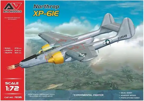 Northrop XP-61E 1/72 - A&A MODELS 7235 Ultime Pezzi