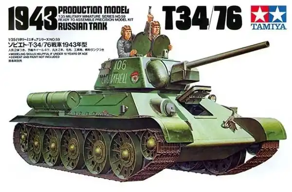 Offerta Speciale T34/76 del 1943 - 1/35 - TAMIYA 35059