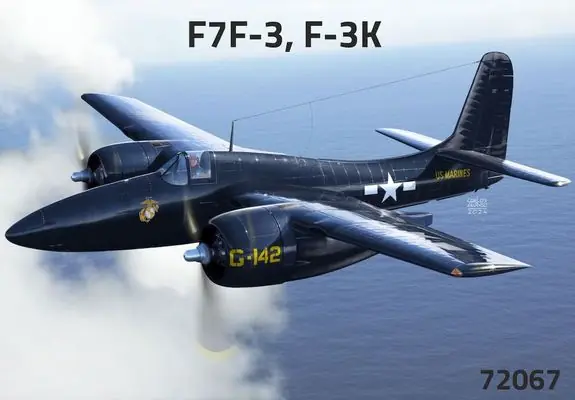 Grumman F7F-3 e F7F-3K Tigercat 1/72 - FLY 72067 Offerta Speciale