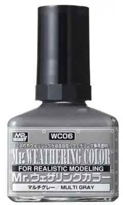 Prezzo Ridotto Mr Weathering Color Multi Grey - GUNZE MR. HOBBY WC06