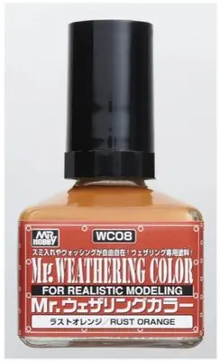 Mr Weathering Color Rust Orange - GUNZE MR. HOBBY WC08 Popolare
