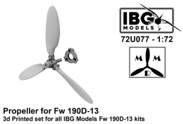 Focke Wulf Fw-190 D-13 Elica 1/72 - IBG 72U077 Compra Online