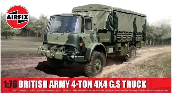 Camion GS 4x4 dell‘esercito britannico da 4 tonnellate 1/76 - AIRFIX A02326A Vendita Finale