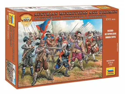 Moschettieri austriaci XVI-XVII secolo 1/72 - ZVEZDA 8061 Compra Oggi Stesso