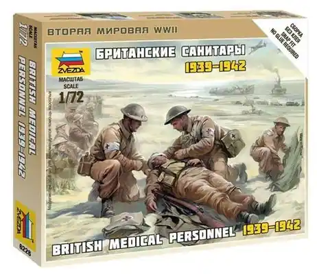 Squadra medica britannica 1/72 - ZVEZDA 6228 Pagamento Sicuro