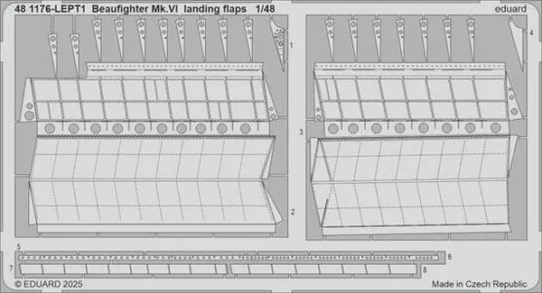 Beaufighter Mk. VI Flap di atterraggio 1/48 - EDUARD 481176 Quantità Limitata