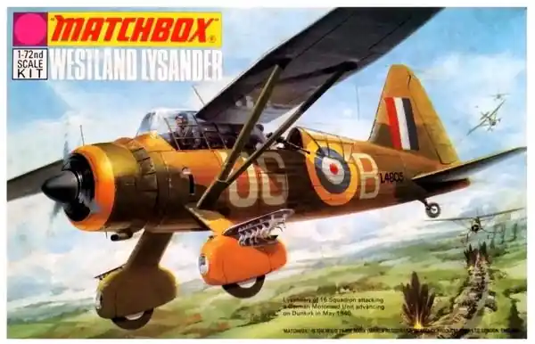 Westland Lysander 1/72 - MATCHBOX PK-7 Spedito Oggi