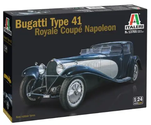 Bugatti Type 41 Royal Coupè Napoleon 1/24 - ITALERI 13705 Spedizione Espresso