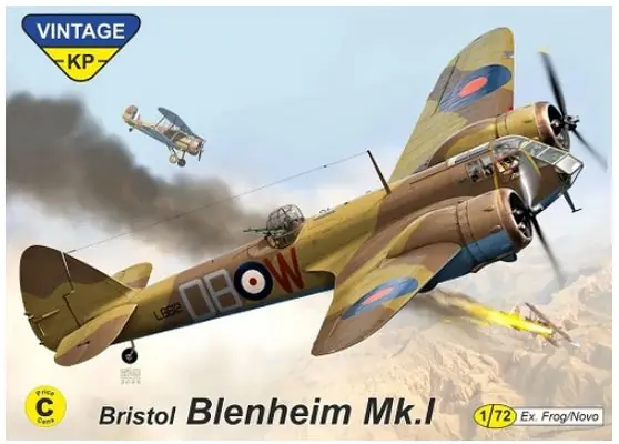 Bristol Blenheim Mk.I 1/72 - KOVOZAVODY PROSTEJOV KPV7204 Vendita Finale