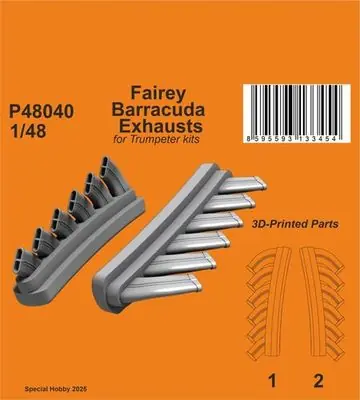 A Buon Prezzo Fairey Barracuda Scarichi 1/48 - CMK P48040