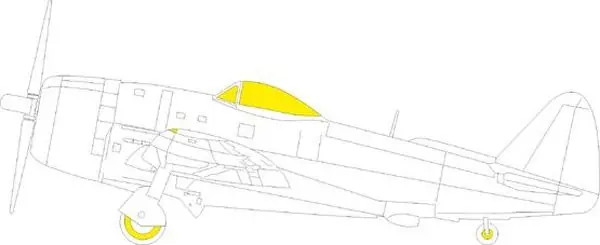P-47N TFace MASK 1/48 - EDUARD EX1155 Promozione