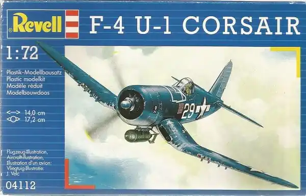 F-4 U-1 Corsair 1/72 - REVELL 04112 Quantità Limitata
