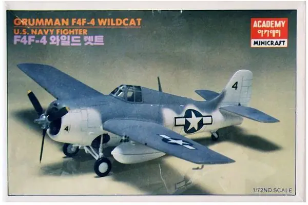 Bestseller Grumman F4F-4 Wildcat 1/72 - ACADEMY 1650