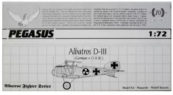Albatros D.III 1/72 - PEGASUS 1028 Prezzo Scontato