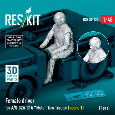 Consegna Rapida A/S-32A-31A Autista donna per trattore 1/48 - RESKIT RSF48-0134