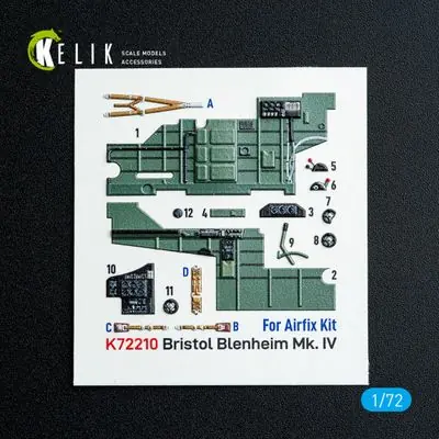 Prezzo Conveniente Bristol Blenheim Mk.IV Decals 3D 1/72 - KELIK K72210