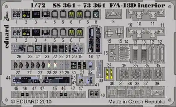 Prezzo Conveniente F/ A-18D fotoincisioni 1/72 - EDUARD 73364