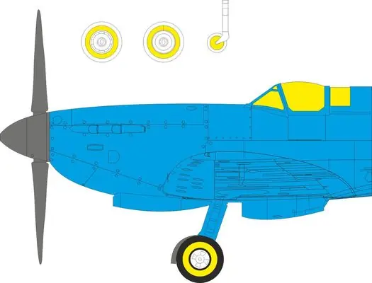 Spitfire Mk. IXe TFace MASK 1/48 - EDUARD EX1160 Promo Stagionale