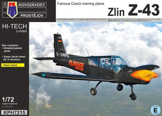 Zlin Z-43 - 1/72 - KOVOZAVODY PROSTEJOV KPH7215 Affare