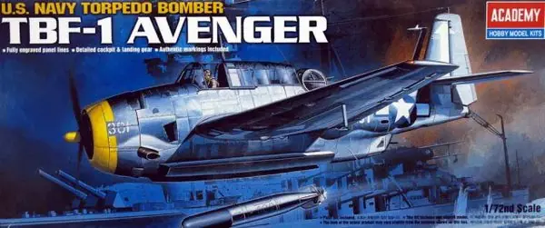 TBF-1 Avenger 1/72 - Academy 1651 Professionale