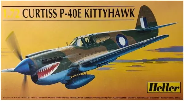 Curtiss P-40E Kittyhawk 1/72 - HELLER 80266 Occasione
