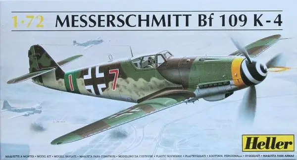 Professionale Messerschmitt Bf 109 K-4 1/72 - HELLER 80229
