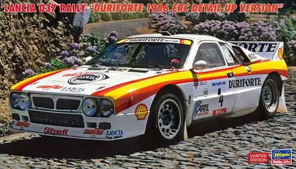 Offerta Limitata Lancia 037 Rally Duriforte 1986 ERC 1/24 - HASEGAWA 20775