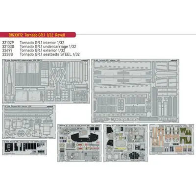 Tornado Gr.1 Set fotoincisioni 1/32 - EDUARD BIG33172 Compra Online