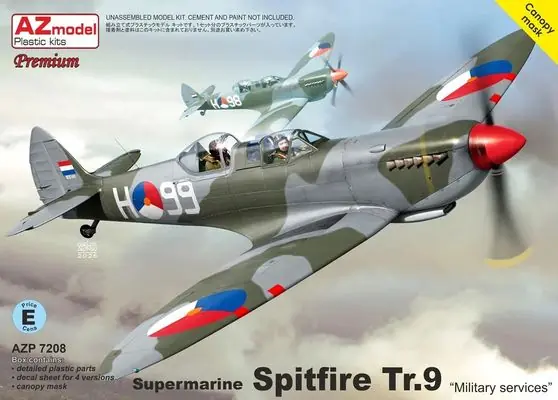 Supermarine Spitfire Tr.9 - 1/72 - AZ MODEL AZP7208 Compra Oggi Stesso