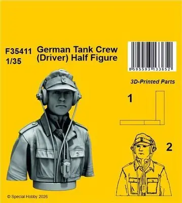 A Buon Prezzo Mezza figura dell‘equipaggio del carro armato tedesco 1/35 - CMK F35411
