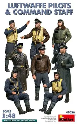 Soddisfatti O Rimborsati Piloti e personale di comando della Luftwaffe 1/48 - MINIART 49026