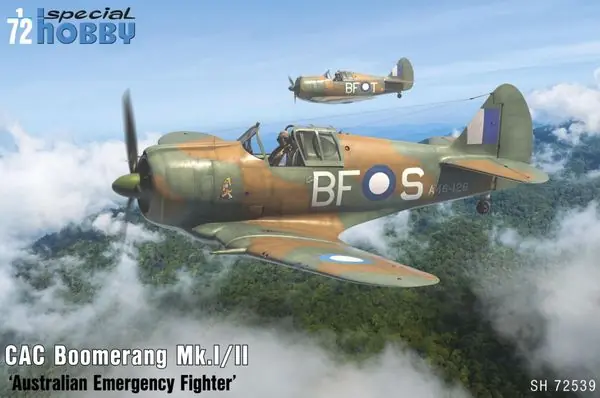 CAC Boomerang Mk.I/II 1/72 - SPECIAL HOBBY SH72539 Prezzo Di Fabbrica