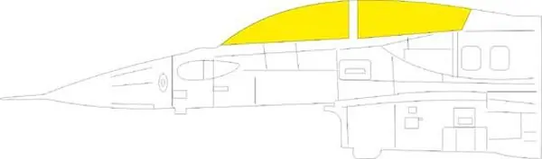 Saldi F-16I SUFA MASK 1/48 - EDUARD EX1168