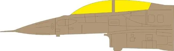 F-16I SUFA TFace MASK 1/48 - EDUARD EX1169 Affare
