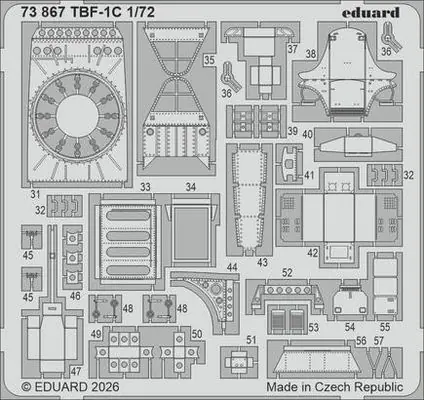 Prezzo Ridotto TBF-1C fotoincisioni 1/72 - EDUARD 73867