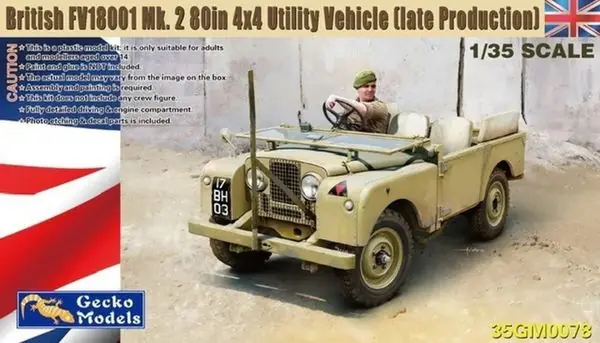 Professionale FV18001 Mk. 2 80in 4x4 Veicolo utilitario britannico 1/35 - GECKO MODELS 35GM0078
