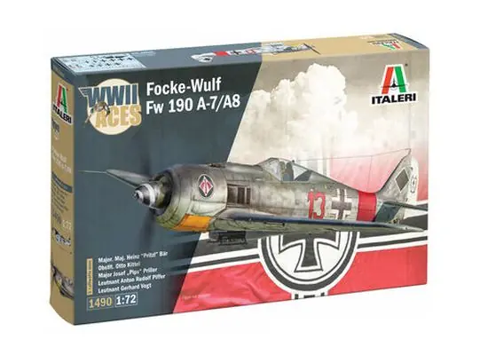 Focke-Wulf FW 190 A-7/A8 ACES 1/72 - ITALERI 1490 Miglior Prezzo