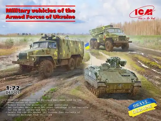 Veicoli militari delle Forze Armate ucraine 1/72 - ICM DS7205 Promo Stagionale