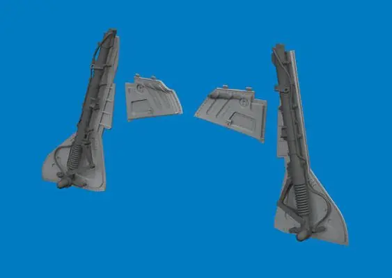Fw 190A-3/A-4 Gambe del carrello di atterraggio 1/48 - EDUARD BRASSIN 6481180 Offerta Del Giorno